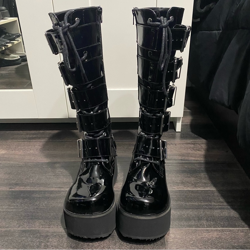 SOLD DEPOP Demonia Trashville 518 - size 7 W / 5 M - Picture 3 of 10